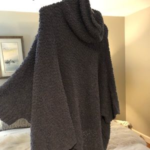 Grey poncho